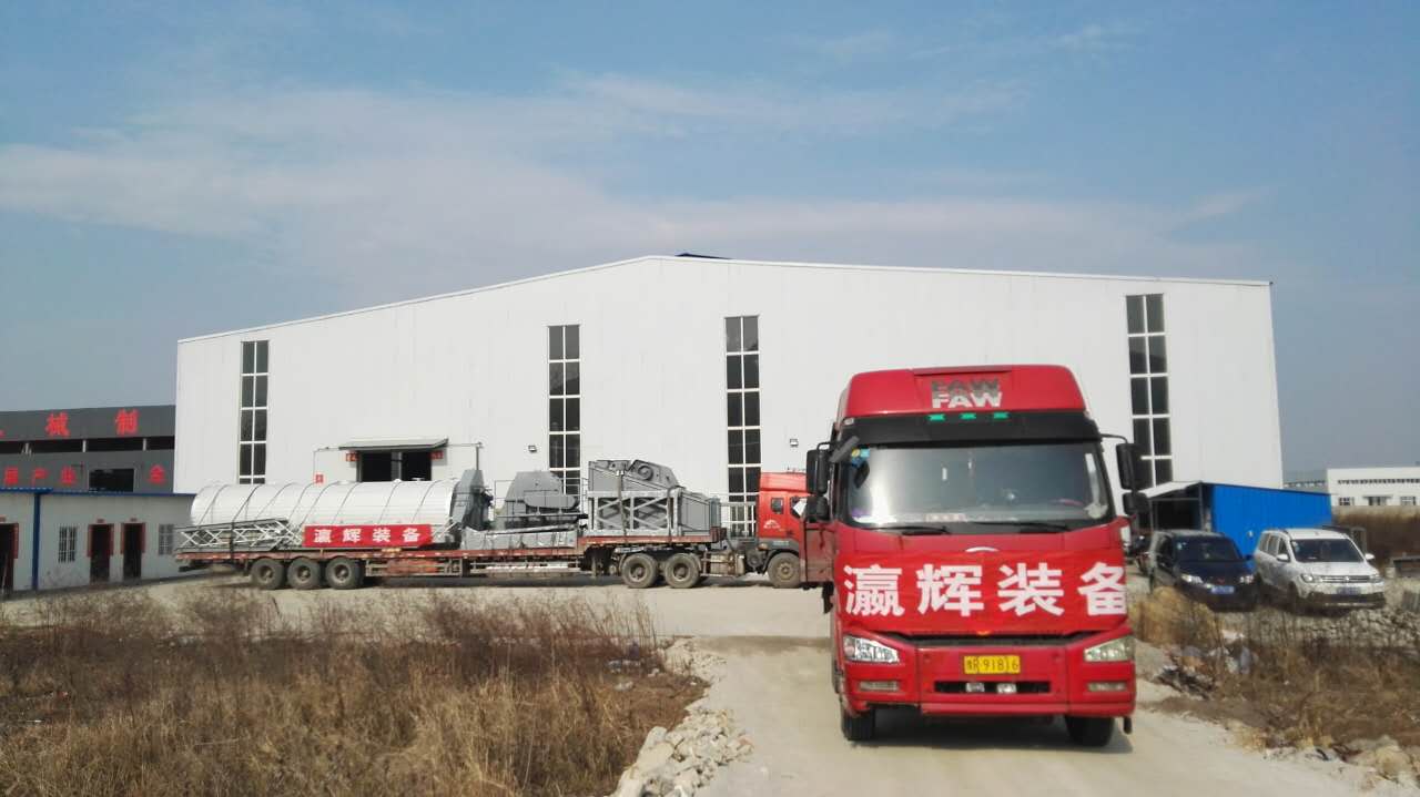 YH1500型强拌发往阿尔及利亚